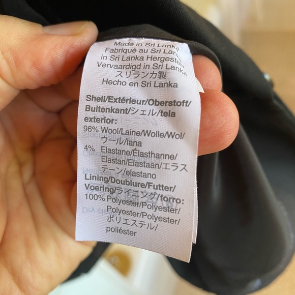 J.Crew Women’s Parke blazer black in Italian stretch black wool size 6 - Picture 5 of 7